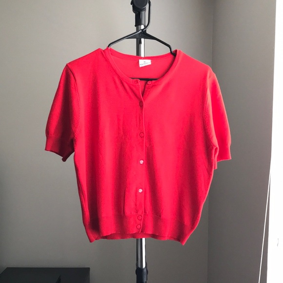 Cielo Tops - Cielo Vibrant Red Button-Down Women's Shirt